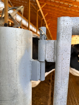 Stein-Way Weld-On Block & Tube Hinge Set for Livestock Gates