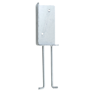 DuraSet 6x6 Wet Set Corner Galvanized Steel Post Bracket For Pole Buildings