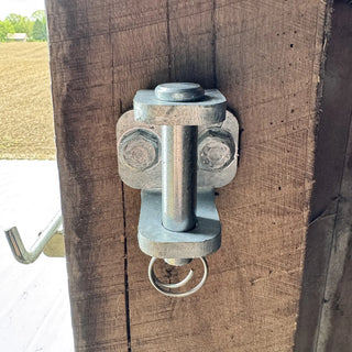 Stein-Way Wood Mount Gate Hinge Set with 5/8" Pin