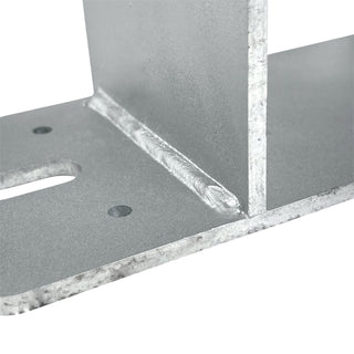 DuraSet 4x6 Drill Set Galvanized Steel Post Bracket for Pole Buildings