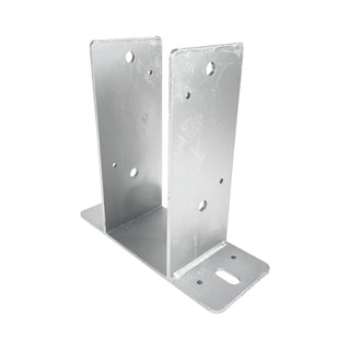 DuraSet 6x6 Drill Set Galvanized Steel Post Bracket for Pole Buildings