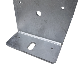 DuraSet 8x8 Drill Set Galvanized Steel Post Bracket for Pole Buildings