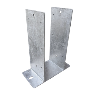 DuraSet 8x8 Drill Set Galvanized Steel Post Bracket for Pole Buildings
