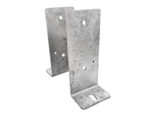 DuraSet Universal Drillset Galvanized Steel Post Bracket For Pole Buildings