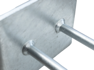 Dura-Set Wet Set Galvanized Steel Post Bracket For Pole Buildings