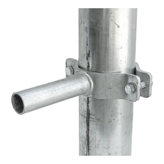 Stein-Way Feed Panel Inline-Mount Stub Clamp for Round Steel Post