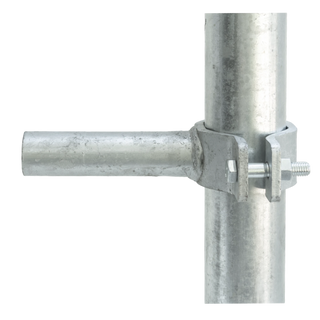 Stein-Way Feed Panel Inline-Mount Stub Clamp for Round Steel Post