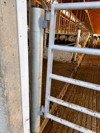 Stein-Way Weld-On Block & Tube Hinge Set for Livestock Gates