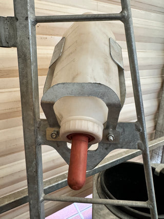 Stein-Way Bottle Holder For Calf Feeder Gate