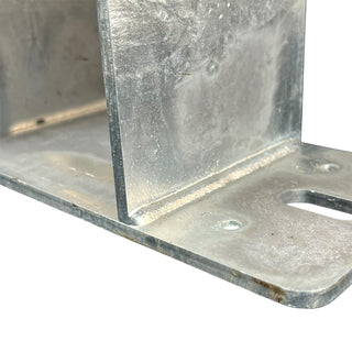 DuraSet 6x6 Drill Set Galvanized Steel Post Bracket for Pole Buildings