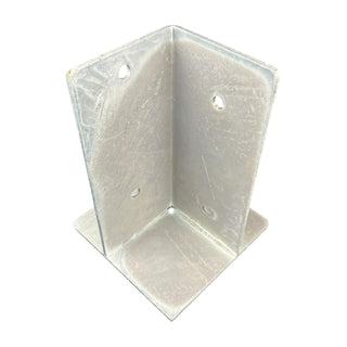 DuraSet 6x6 Corner Drill Set Galvanized Steel Post Bracket for Pole Buildings