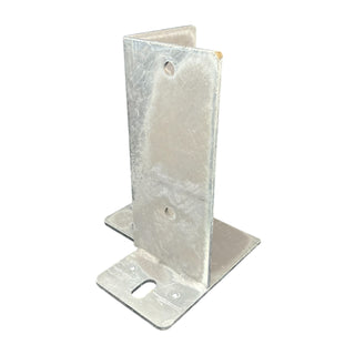 DuraSet 6x6 Corner Drill Set Galvanized Steel Post Bracket for Pole Buildings