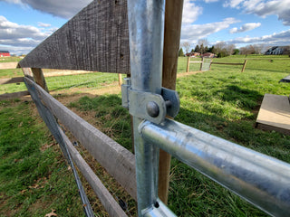 Stein-Way 3/4" x 12" Threaded Bolt Hinge Set for Livestock Gates