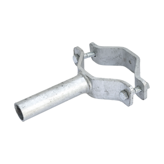 Stein-Way Feed Panel Inline-Mount Stub Clamp for Round Steel Post